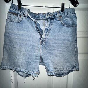 Calvin Klein Light Blue Jean Shorts